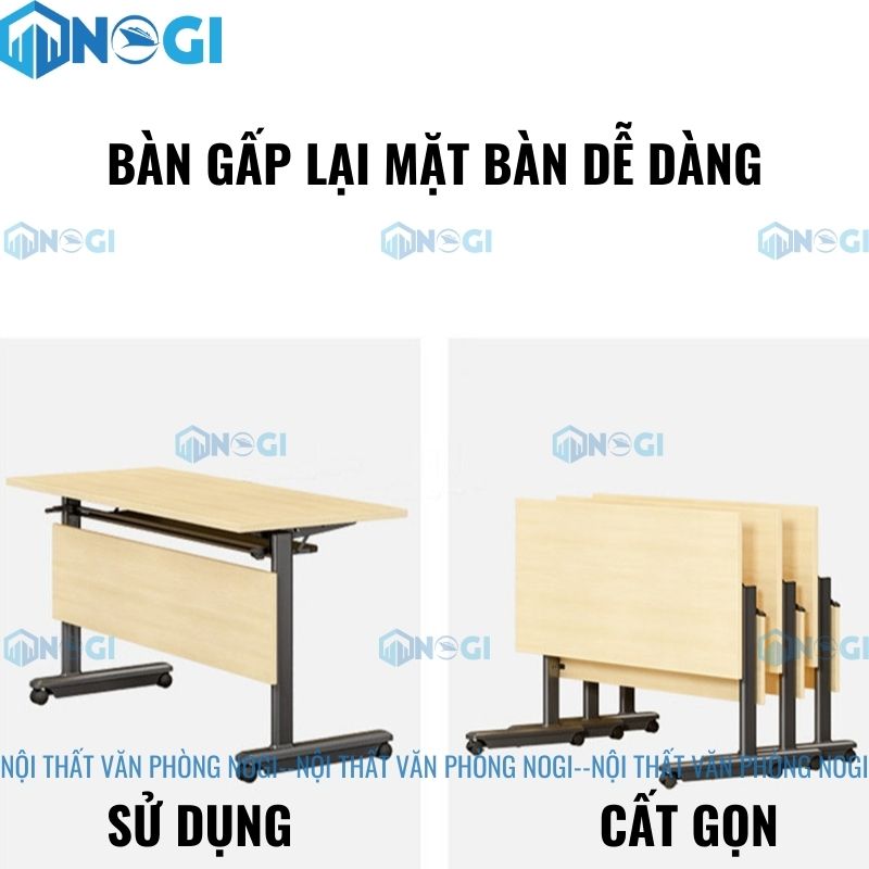 Bàn BTM04 Gấp Gọn TRAINING thông minh