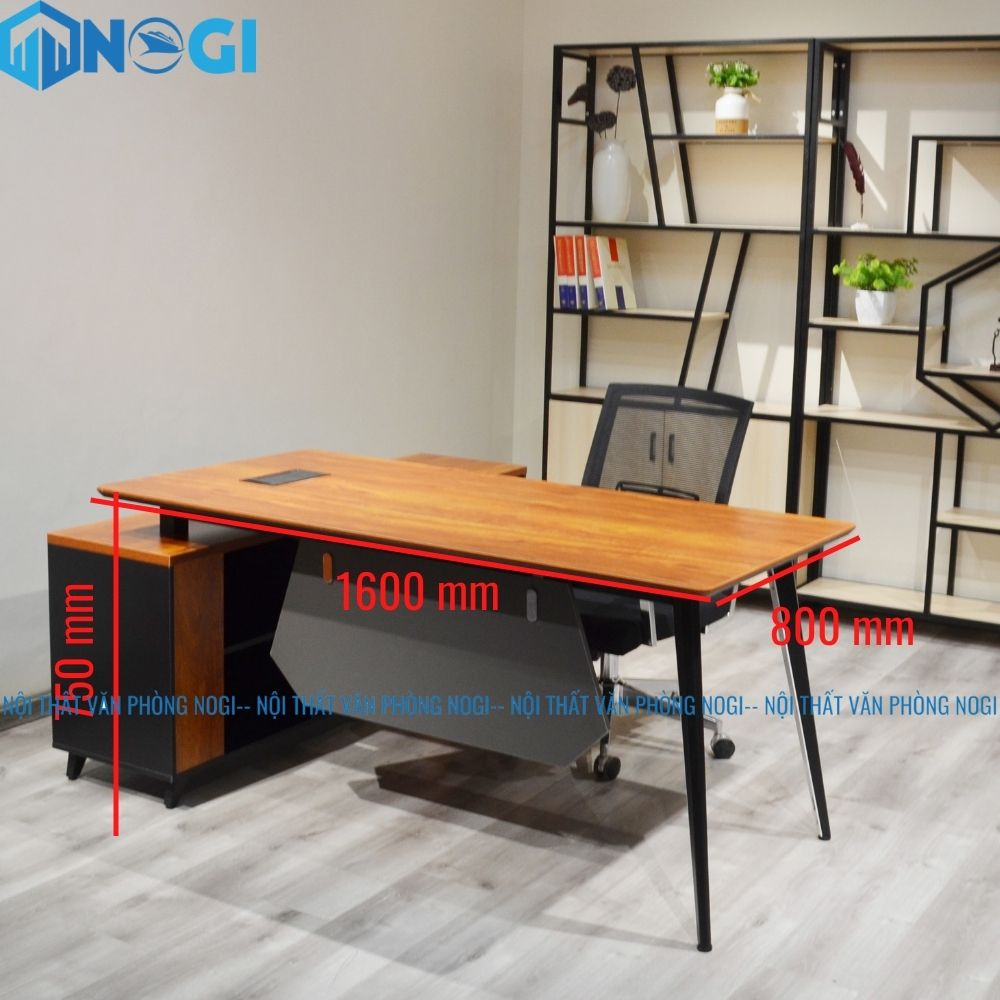 Bàn giám đốc Kunka 1m6 BLD33