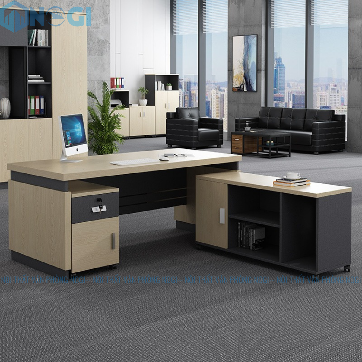 Bàn giám đốc Maru 1m8 BLD14