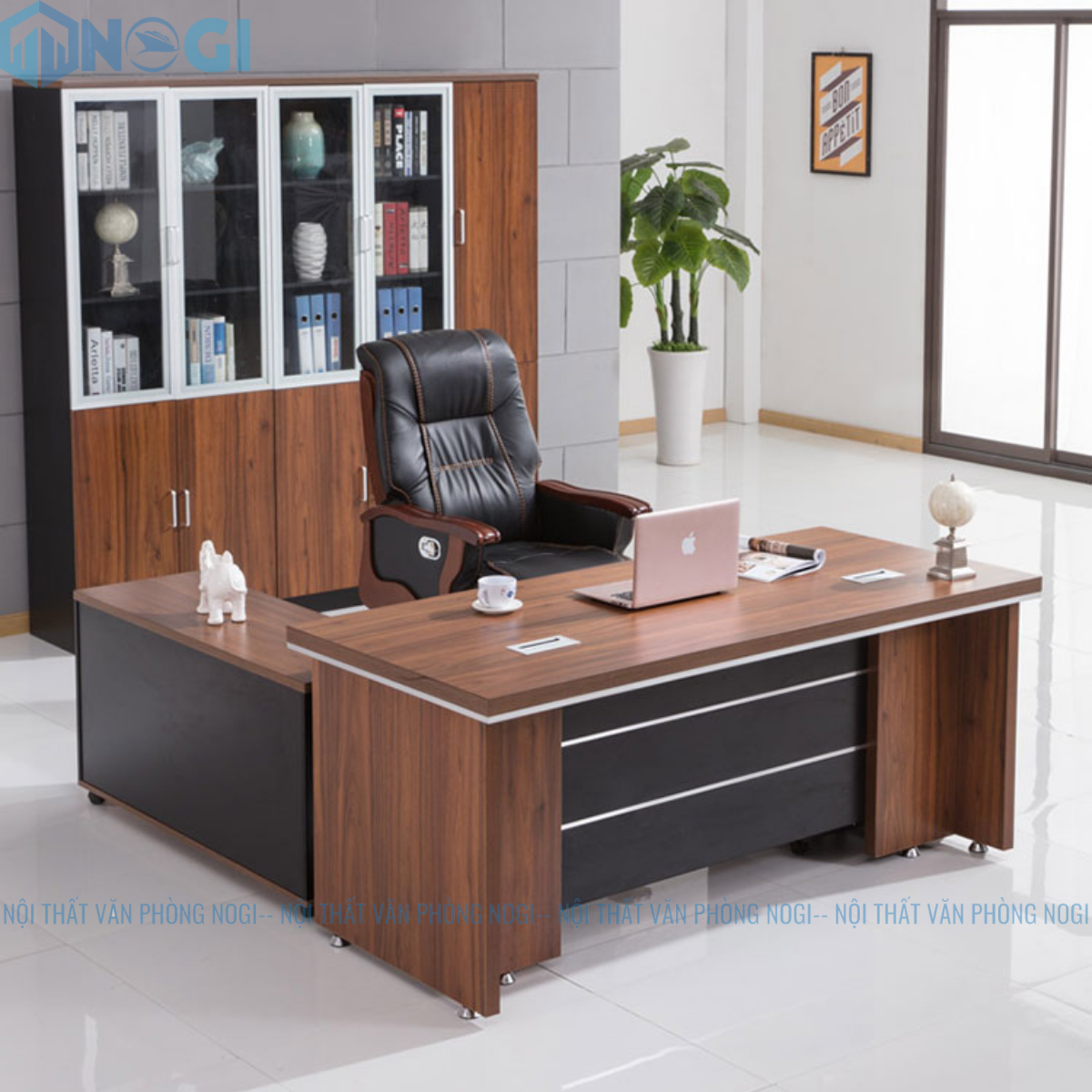 Bàn giám đốc Kiba 1m6 BLD03