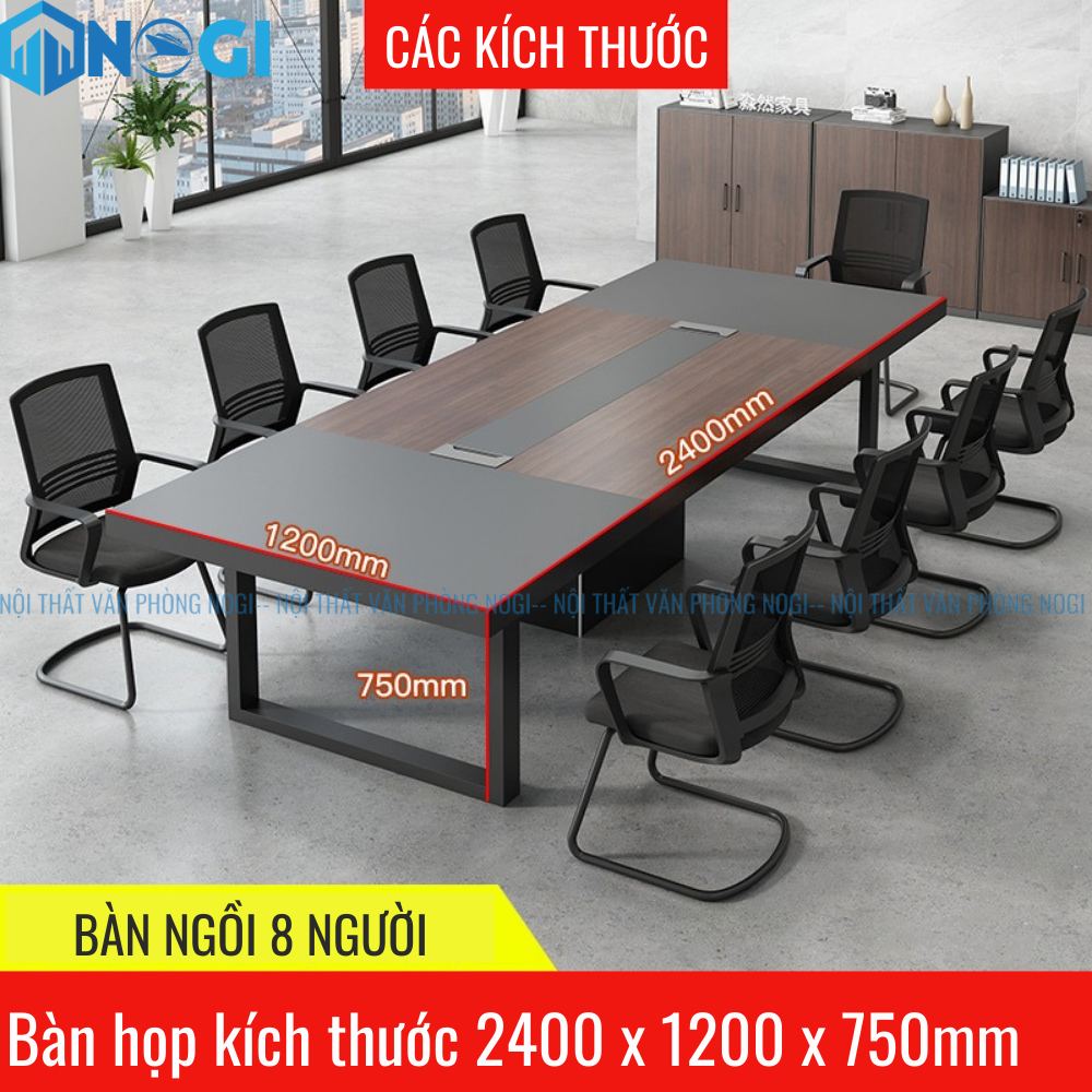 Bàn Họp Đại Hải Thành Gon 8 người 2m4 BH01