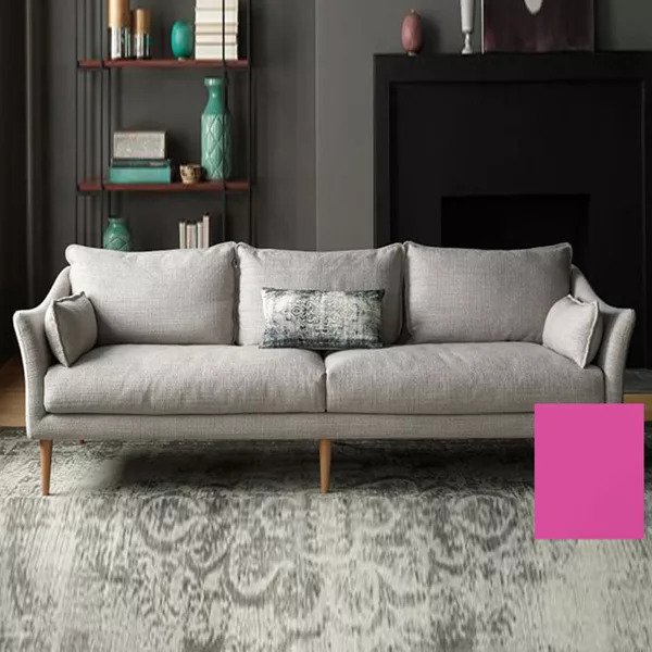 SOFA NỈ, SOFA PHONG CÁCH SCANDINAVIAN GHS-856