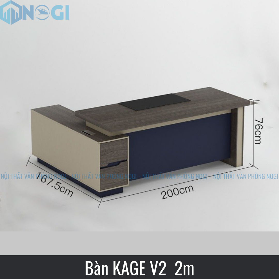 BÀN GIÁM ĐỐC 2M KAGE V2 BLD17